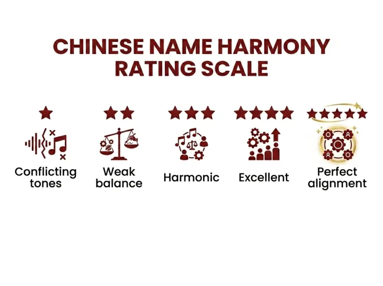 Chinese naming harmony rating scale